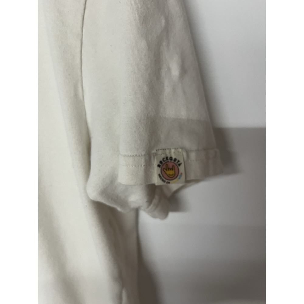 Rockgota Ajiaco Soup Graphic T-Shirt Cream Short Sleeve Tee - Picture 2 of 10